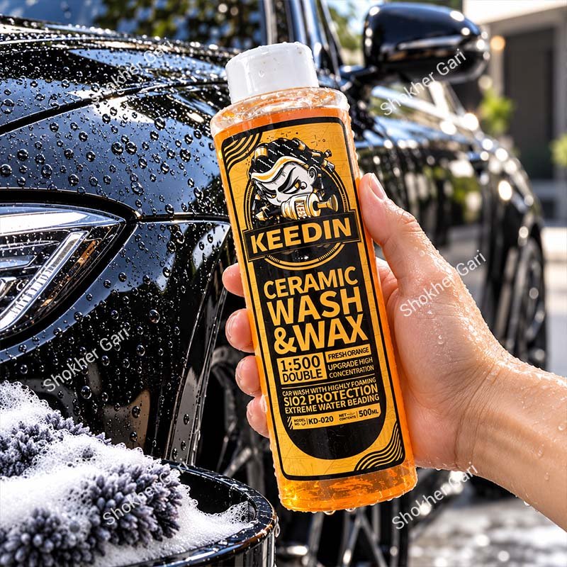 Car Keedin Ceramic Wash & Wax Hydrophobic Shampoo