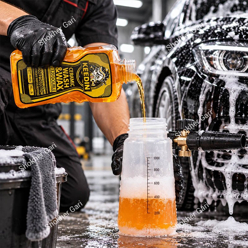 Car Keedin Ceramic Wash & Wax Hydrophobic Shampoo