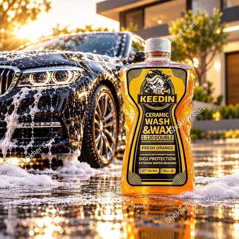 Car Keedin Ceramic Wash & Wax Hydrophobic Shampoo