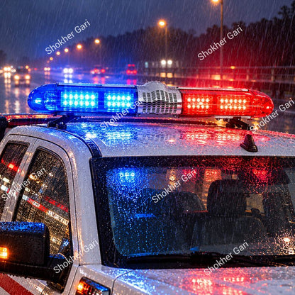 Car 300W LED Police Bar Light Ambulance Light with Siren and Voice Talk System