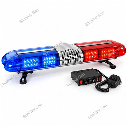 Car 300W LED Police Bar Light Ambulance Light with Siren and Voice Talk System
