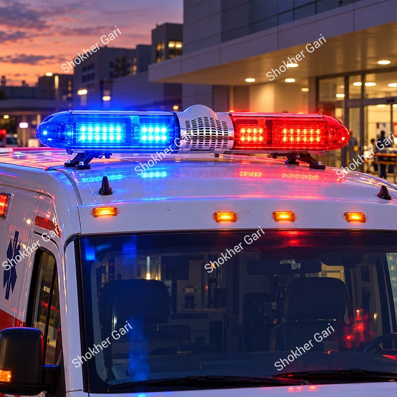 Car 300W LED Police Bar Light Ambulance Light with Siren and Voice Talk System