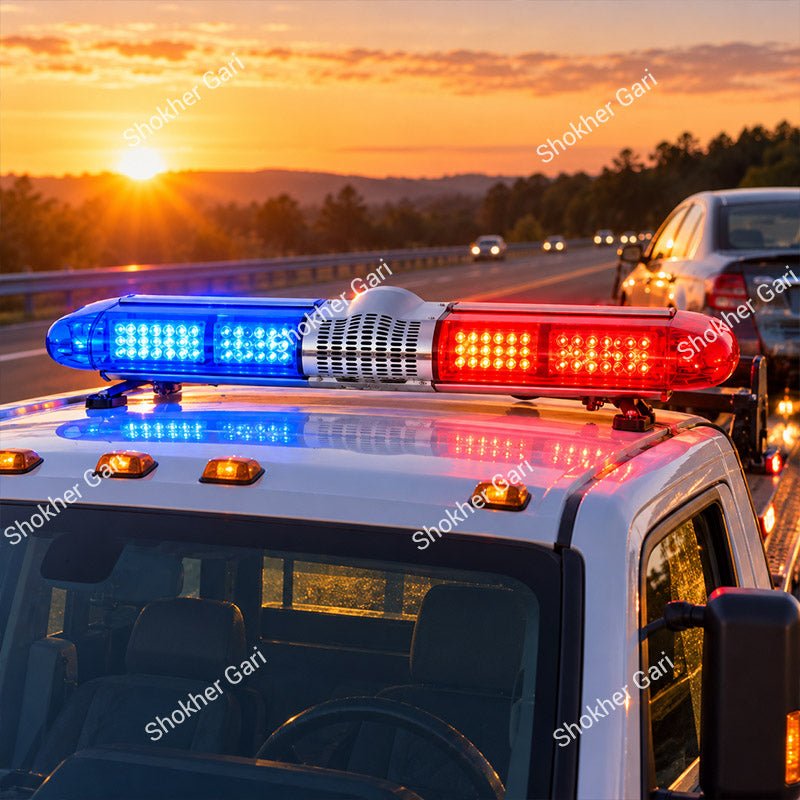 Car 300W LED Police Bar Light Ambulance Light with Siren and Voice Talk System