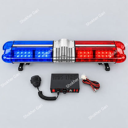 Car 300W LED Police Bar Light Ambulance Light with Siren and Voice Talk System