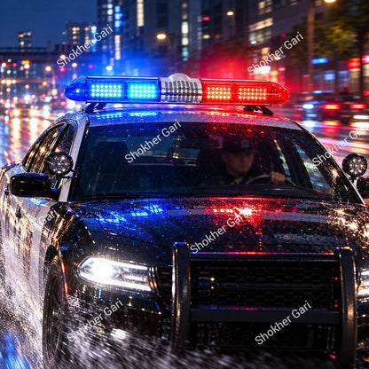 Car 300W LED Police Bar Light Ambulance Light with Siren and Voice Talk System