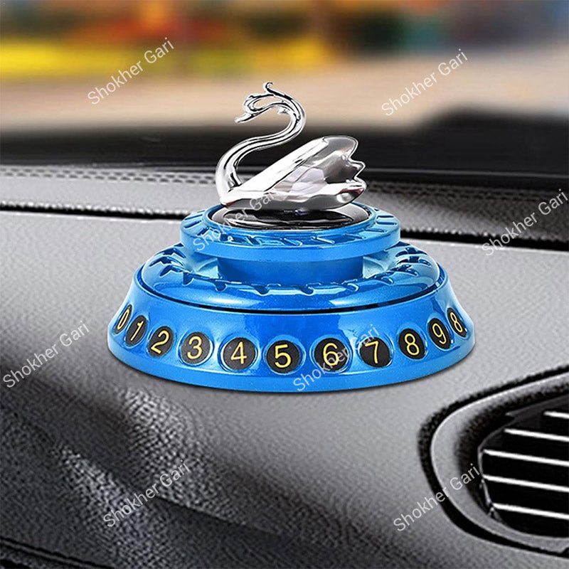 Car Swan Phone Number Plate Dashboard Aromatherapy Ornament