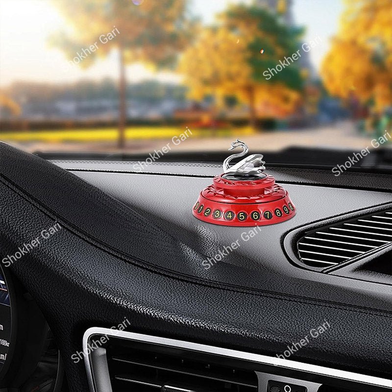 Car Swan Phone Number Plate Dashboard Aromatherapy Ornament