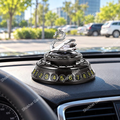 Car Swan Phone Number Plate Dashboard Aromatherapy Ornament