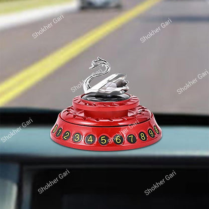 Car Swan Phone Number Plate Dashboard Aromatherapy Ornament