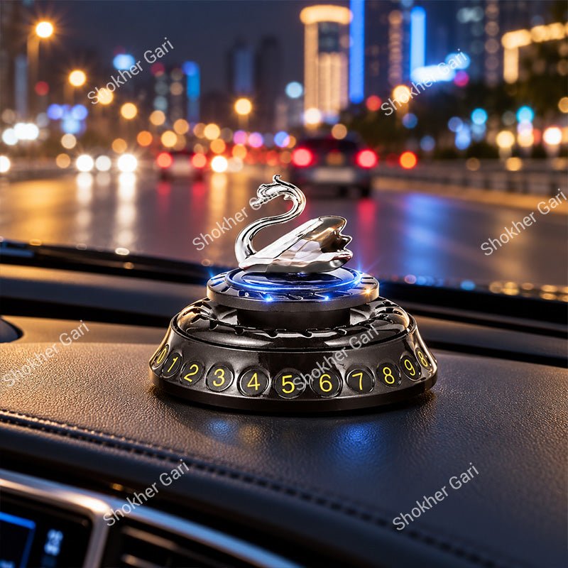 Car Swan Phone Number Plate Dashboard Aromatherapy Ornament