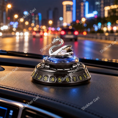 Car Swan Phone Number Plate Dashboard Aromatherapy Ornament