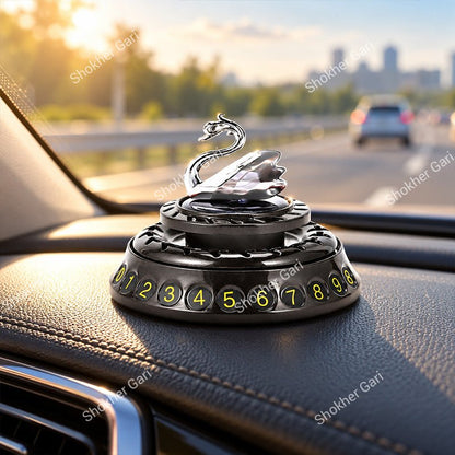 Car Swan Phone Number Plate Dashboard Aromatherapy Ornament