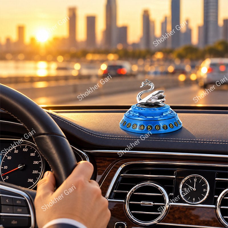 Car Swan Phone Number Plate Dashboard Aromatherapy Ornament