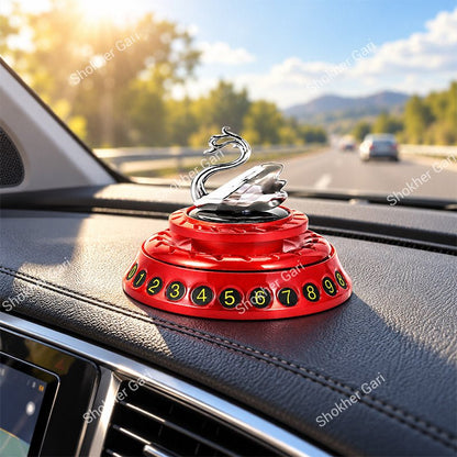 Car Swan Phone Number Plate Dashboard Aromatherapy Ornament