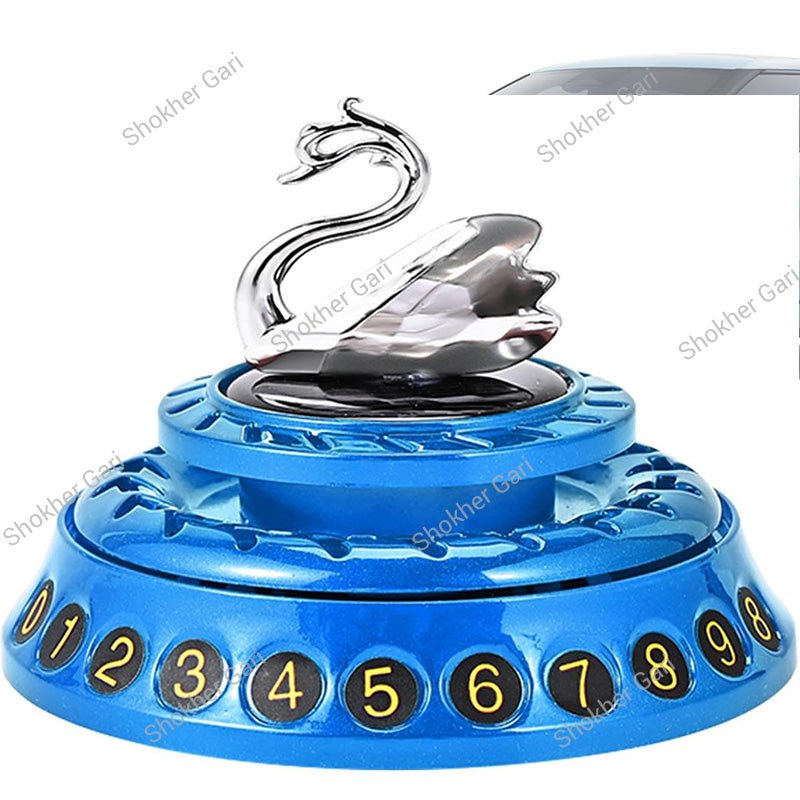 Car Swan Phone Number Plate Dashboard Aromatherapy Ornament