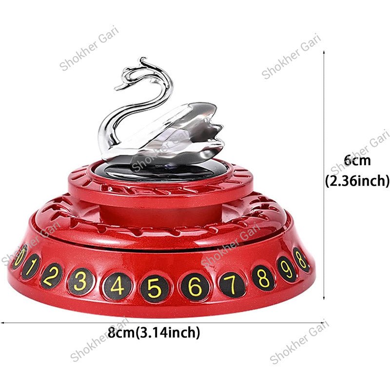 Car Swan Phone Number Plate Dashboard Aromatherapy Ornament