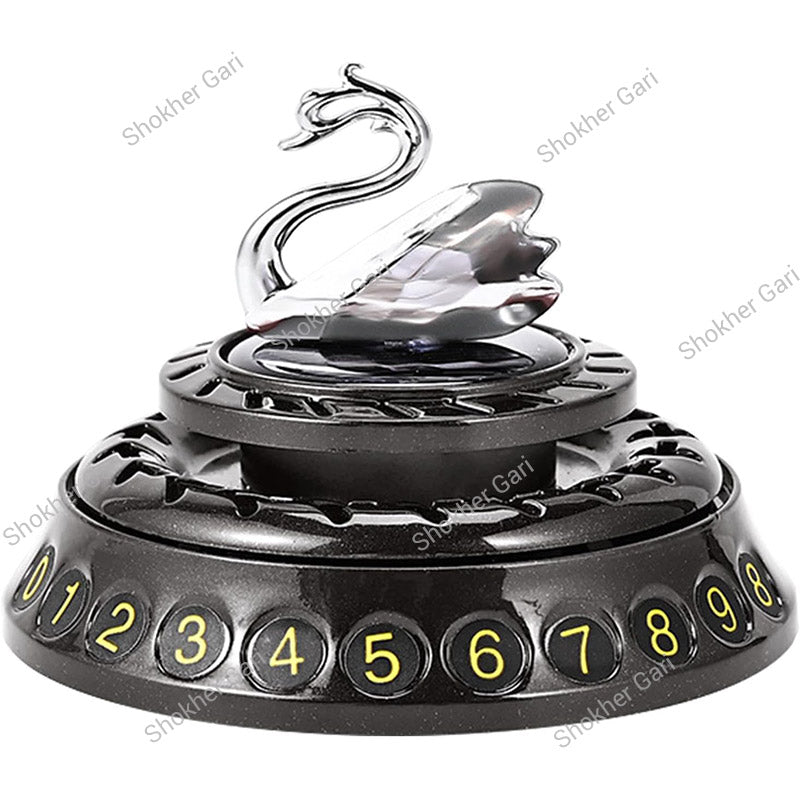 Car Swan Phone Number Plate Dashboard Aromatherapy Ornament