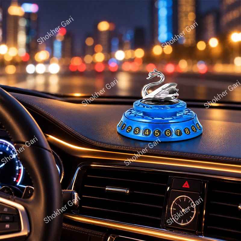 Car Swan Phone Number Plate Dashboard Aromatherapy Ornament