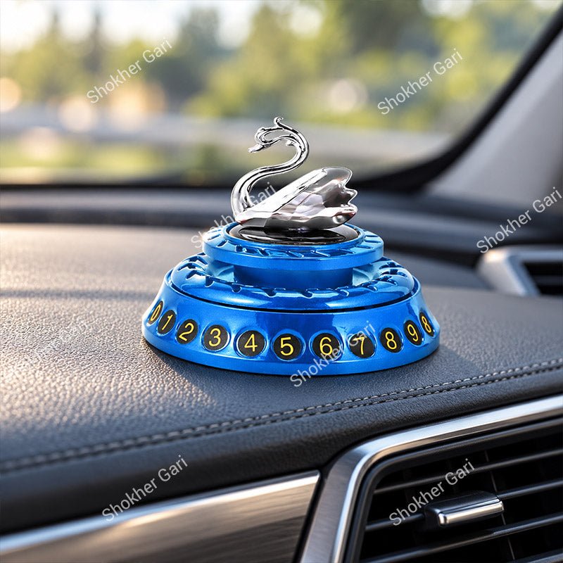 Car Swan Phone Number Plate Dashboard Aromatherapy Ornament