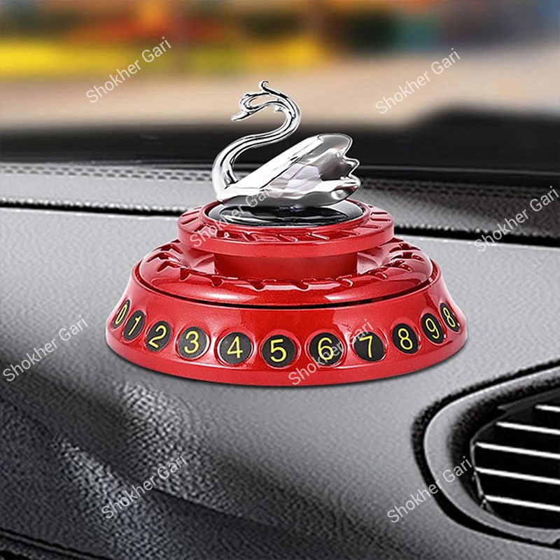 Car Swan Phone Number Plate Dashboard Aromatherapy Ornament