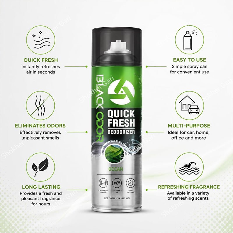 Car Black Odor BO-43 My Fashion Air Freshener Spray 238ml