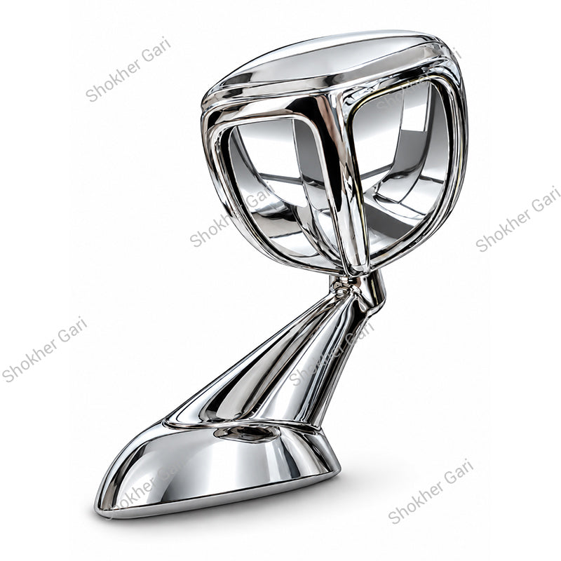 Car Chrome Fender Side Mirror Classic Hood Mounted Rear View Mirror For Haice Noah Prado 1 pcs