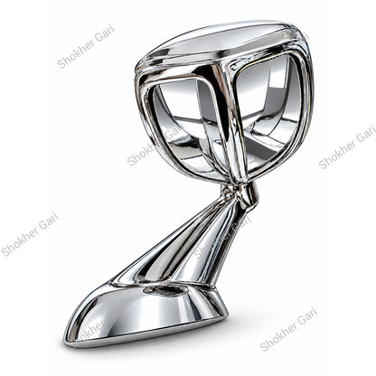 Car Chrome Fender Side Mirror Classic Hood Mounted Rear View Mirror For Haice Noah Prado 1 pcs