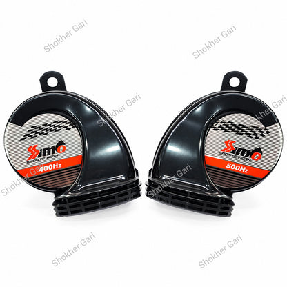 Car Dual Tone Sports Horn 400Hz 500Hz Powerful Loud Sound Set