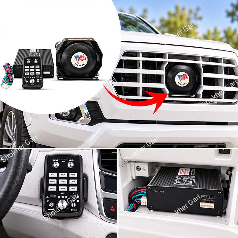 Car VIP 300W Vehicle Siren Speaker with Remote Control System