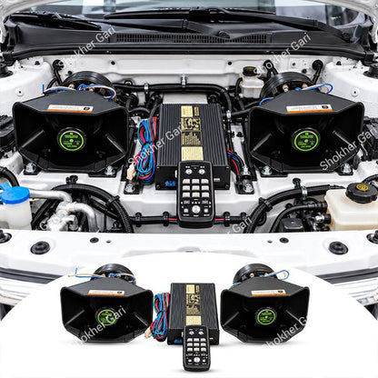 Car VIP 400W Powerful Dual Horn Speaker with Remote Control