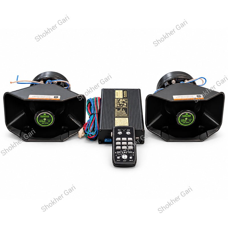 Car VIP 400W Powerful Dual Horn Speaker with Remote Control