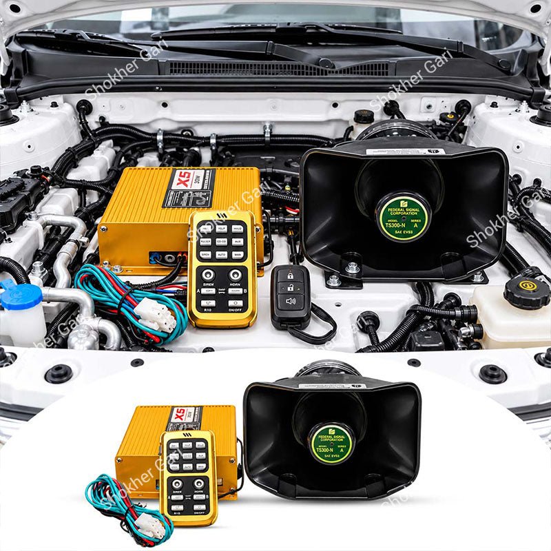 Car VIP 300W Multi Tone Electronic Horn with Remote Control