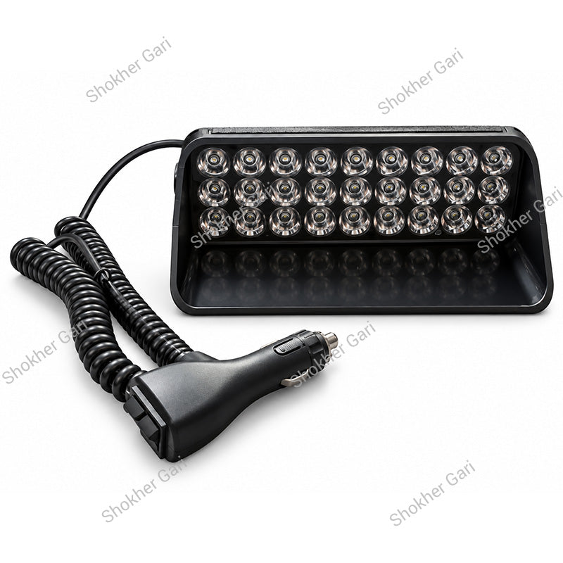 Car N27 Red Blue LED Strobe Emergency Warning Light