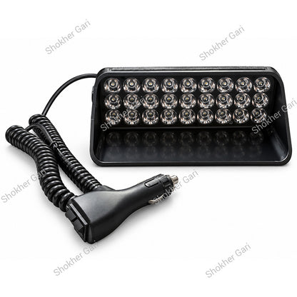 Car N27 Red Blue LED Strobe Emergency Warning Light