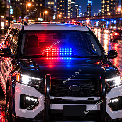 Car N27 Red Blue LED Strobe Emergency Warning Light