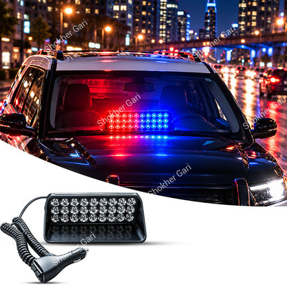 Car N27 Red Blue LED Strobe Emergency Warning Light