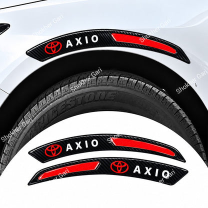 Car Fender Eyebrow Carbon Fiber Style Reflective Protector