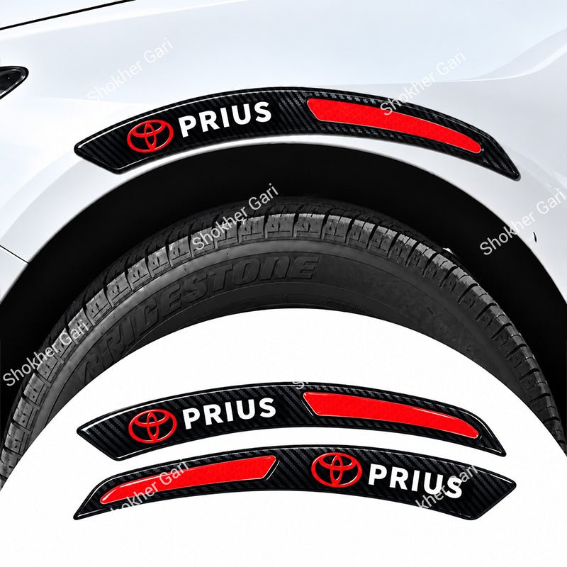 Car Fender Eyebrow Carbon Fiber Style Reflective Protector
