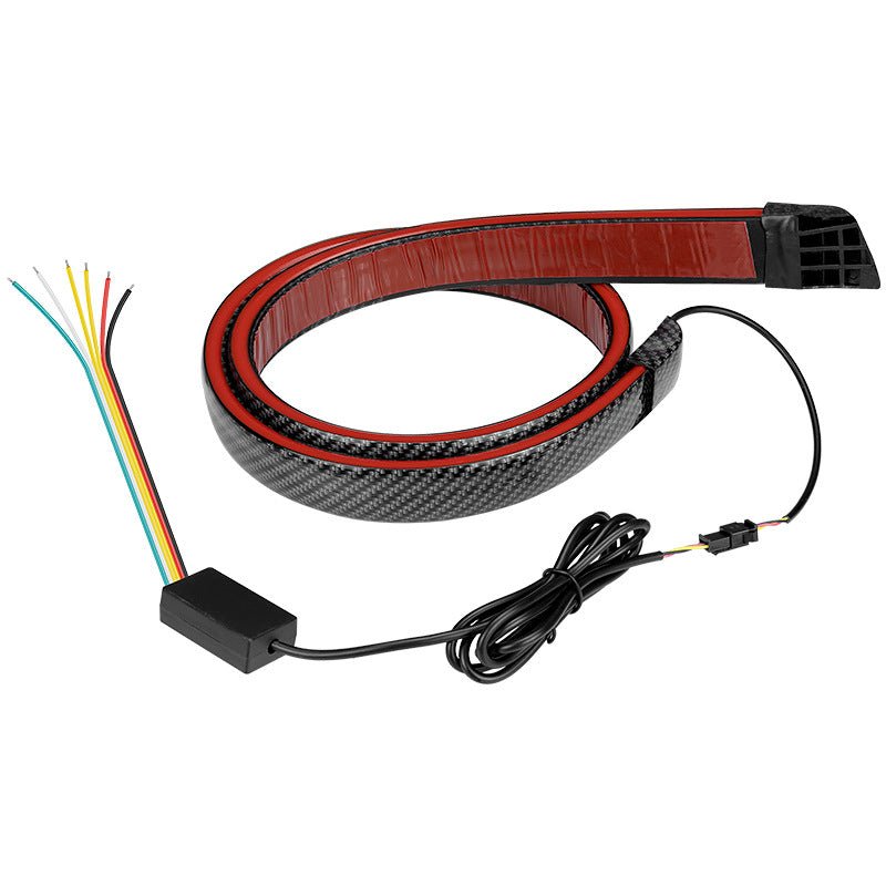 Universal Carbon Fiber Car Led Stream Light Spoiler