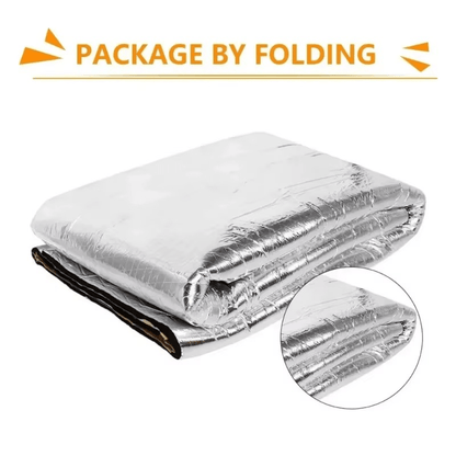 Car Heat and Sound Proofing Insulation Foam - Waterproof &amp; Fire Resistant (140*100 cm))