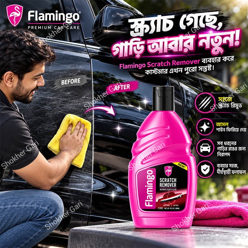 Flamingo Scratch Remover 300ml | Car Paint Scratch Polish