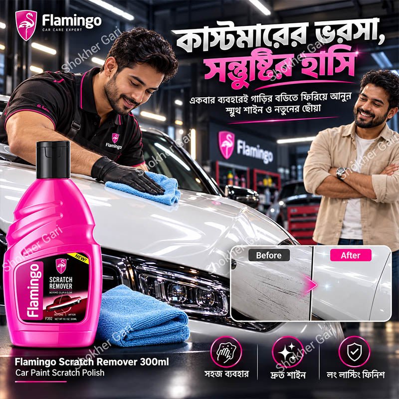 Flamingo Scratch Remover 300ml | Car Paint Scratch Polish
