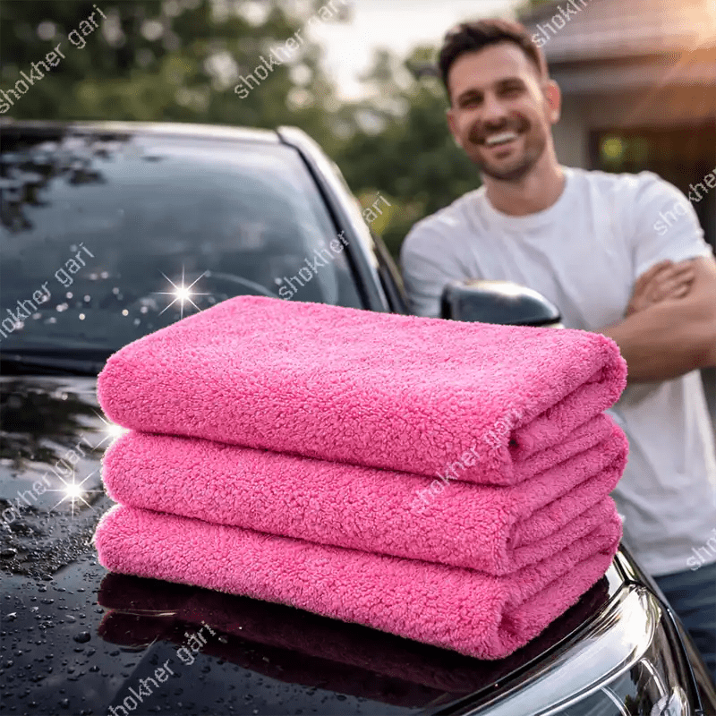 3 Pieces Flamingo Soft Microfiber Towel 30*40 cm