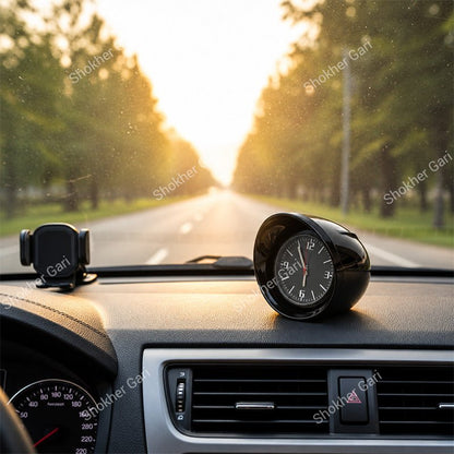 Carbon Fiber Clock for Car Dashboard