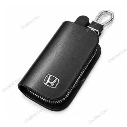 Pu Leather Remote and keychain for Luxurious Car