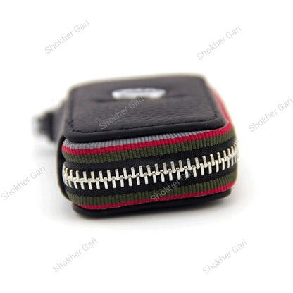 Pu Leather Remote and keychain for Luxurious Car