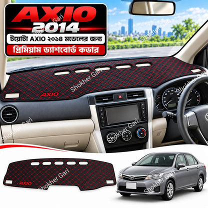 M/Y 5D Car Dashboard Mat with Premium Red and Black Check Pattern for Stylish Car Interior
