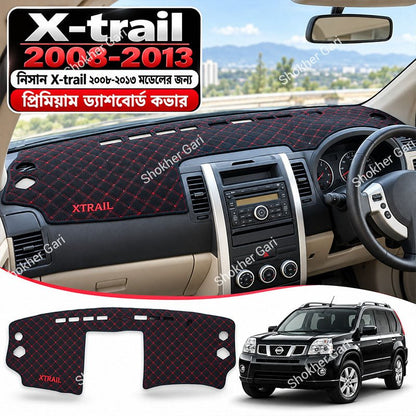 M/Y 5D Car Dashboard Mat with Premium Red and Black Check Pattern for Stylish Car Interior
