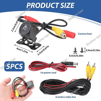 Nakamichi NC-210 Rear View Camera-90 degrees Wide Angle  High-resolution Reliable Vehicle backup camera