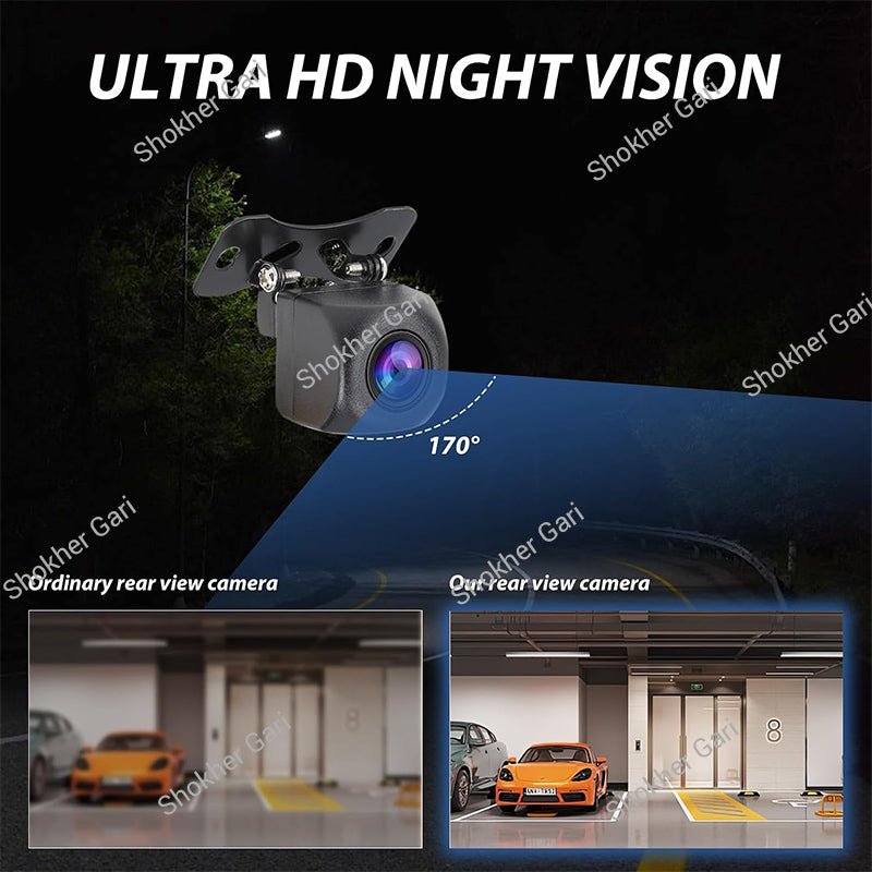 Nakamichi NC-210 Rear View Camera-90 degrees Wide Angle  High-resolution Reliable Vehicle backup camera